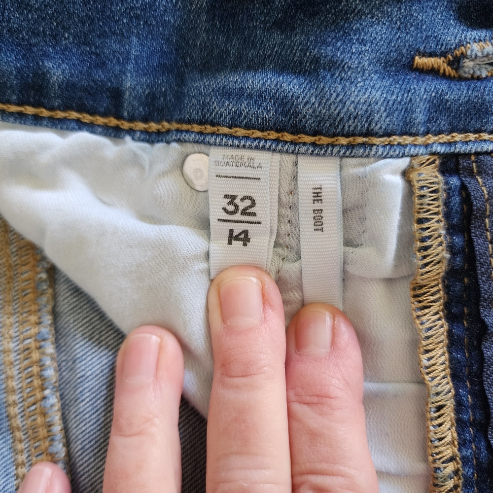 Loft Blue Denim Bootcut Jeans - Picture 4 of 7